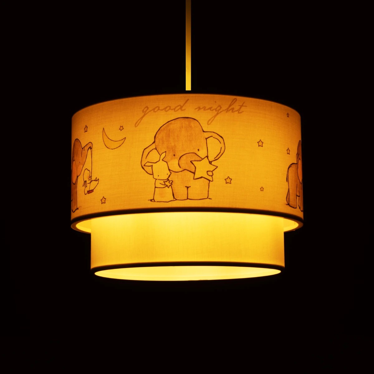 GLOBOSTAR® ELEPHANT 204-0002 Παιδικό Κρεμαστό Φωτιστικό Οροφής με Ντουί 1 x E27 AC 220-240V IP20 - Πολύχρωμο - Μ30 x Π30 x Υ24cm 3 GLOBOSTAR® ELEPHANT 204-0002 Παιδικό Κρεμαστό Φωτιστικό Οροφής με Ντουί 1 x E27 AC 220-240V IP20 - Πολύχρωμο - Μ30 x Π30 x Υ24cm - Image 2