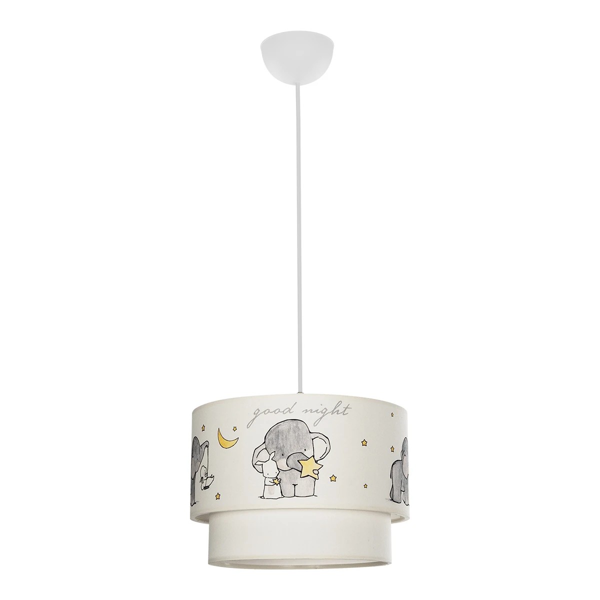 GLOBOSTAR® ELEPHANT 204-0002 Παιδικό Κρεμαστό Φωτιστικό Οροφής με Ντουί 1 x E27 AC 220-240V IP20 - Πολύχρωμο - Μ30 x Π30 x Υ24cm 4 GLOBOSTAR® ELEPHANT 204-0002 Παιδικό Κρεμαστό Φωτιστικό Οροφής με Ντουί 1 x E27 AC 220-240V IP20 - Πολύχρωμο - Μ30 x Π30 x Υ24cm - Image 3