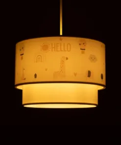 Alternative view of GLOBOSTAR® BALLOON 204-0004 Παιδικό Κρεμαστό Φωτιστικό Οροφής με Ντουί 1 x E27 AC 220-240V IP20 - Πολύχρωμο - Μ30 x Π30 x Υ24cm