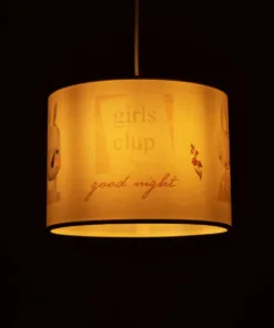 Alternative view of GLOBOSTAR® GIRLSCLUB 204-0010 Παιδικό Κρεμαστό Φωτιστικό Οροφής με Ντουί 1 x E27 AC 220-240V IP20 - Πολύχρωμο - Μ28 x Π28 x Υ24cm