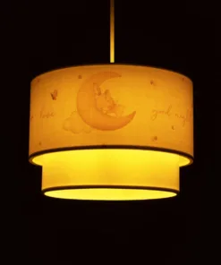 Alternative view of GLOBOSTAR® MOON 204-0011 Παιδικό Κρεμαστό Φωτιστικό Οροφής με Ντουί 1 x E27 AC 220-240V IP20 - Πολύχρωμο - Μ30 x Π30 x Υ24cm