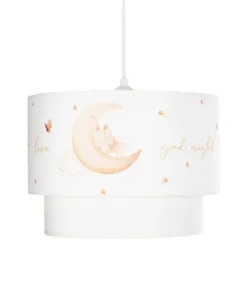 GLOBOSTAR® MOON 204-0011 Παιδικό Κρεμαστό Φωτιστικό Οροφής με Ντουί 1 x E27 AC 220-240V IP20 - Πολύχρωμο - Μ30 x Π30 x Υ24cm 14 204 0011 4