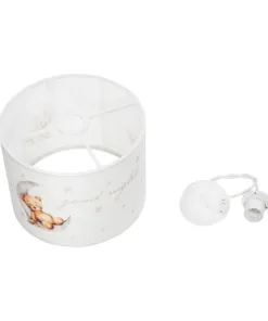 GLOBOSTAR® MOON 204-0013 Παιδικό Κρεμαστό Φωτιστικό Οροφής με Ντουί 1 x E27 AC 220-240V IP20 - Πολύχρωμο - Μ30 x Π30 x Υ24cm 20 204 0013 10