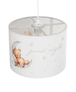 GLOBOSTAR® MOON 204-0013 Παιδικό Κρεμαστό Φωτιστικό Οροφής με Ντουί 1 x E27 AC 220-240V IP20 - Πολύχρωμο - Μ30 x Π30 x Υ24cm 16 204 0013 6