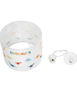 GLOBOSTAR® DINO 204-0014 Παιδικό Κρεμαστό Φωτιστικό Οροφής με Ντουί 1 x E27 AC 220-240V IP20 - Πολύχρωμο - Μ28 x Π28 x Υ24cm 20 204 0014 10