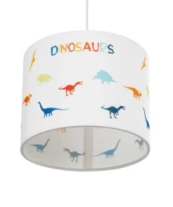 GLOBOSTAR® DINO 204-0014 Παιδικό Κρεμαστό Φωτιστικό Οροφής με Ντουί 1 x E27 AC 220-240V IP20 - Πολύχρωμο - Μ28 x Π28 x Υ24cm 15 204 0014 5