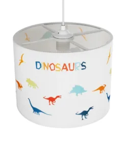 GLOBOSTAR® DINO 204-0014 Παιδικό Κρεμαστό Φωτιστικό Οροφής με Ντουί 1 x E27 AC 220-240V IP20 - Πολύχρωμο - Μ28 x Π28 x Υ24cm 16 204 0014 6