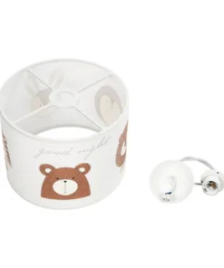 GLOBOSTAR® BEAR 204-0018 Παιδικό Κρεμαστό Φωτιστικό Οροφής με Ντουί 1 x E27 AC 220-240V IP20 - Πολύχρωμο - Μ28 x Π28 x Υ24cm 22 204 0018 11