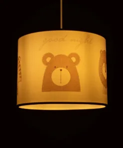 Alternative view of GLOBOSTAR® BEAR 204-0018 Παιδικό Κρεμαστό Φωτιστικό Οροφής με Ντουί 1 x E27 AC 220-240V IP20 - Πολύχρωμο - Μ28 x Π28 x Υ24cm