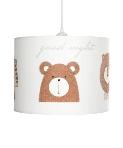 GLOBOSTAR® BEAR 204-0018 Παιδικό Κρεμαστό Φωτιστικό Οροφής με Ντουί 1 x E27 AC 220-240V IP20 - Πολύχρωμο - Μ28 x Π28 x Υ24cm 15 204 0018 4