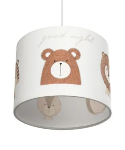 GLOBOSTAR® BEAR 204-0018 Παιδικό Κρεμαστό Φωτιστικό Οροφής με Ντουί 1 x E27 AC 220-240V IP20 - Πολύχρωμο - Μ28 x Π28 x Υ24cm 16 204 0018 5