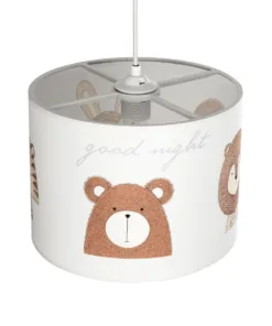 GLOBOSTAR® BEAR 204-0018 Παιδικό Κρεμαστό Φωτιστικό Οροφής με Ντουί 1 x E27 AC 220-240V IP20 - Πολύχρωμο - Μ28 x Π28 x Υ24cm 17 204 0018 6