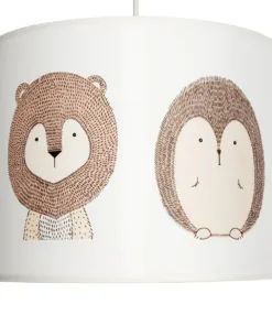 GLOBOSTAR® BEAR 204-0018 Παιδικό Κρεμαστό Φωτιστικό Οροφής με Ντουί 1 x E27 AC 220-240V IP20 - Πολύχρωμο - Μ28 x Π28 x Υ24cm 19 204 0018 8