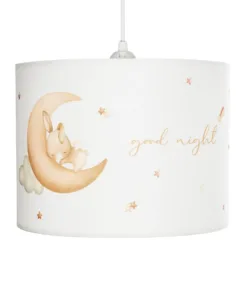 GLOBOSTAR® MOON 204-0019 Παιδικό Κρεμαστό Φωτιστικό Οροφής με Ντουί 1 x E27 AC 220-240V IP20 - Πολύχρωμο - Μ28 x Π28 x Υ24cm 14 204 0019 4