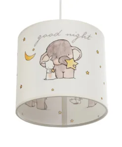 GLOBOSTAR® ELEPHANT 204-0020 Παιδικό Κρεμαστό Φωτιστικό Οροφής με Ντουί 1 x E27 AC 220-240V IP20 - Πολύχρωμο - Μ24 x Π24 x Υ23cm 15 204 0020 5
