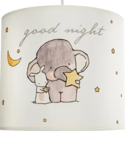 GLOBOSTAR® ELEPHANT 204-0020 Παιδικό Κρεμαστό Φωτιστικό Οροφής με Ντουί 1 x E27 AC 220-240V IP20 - Πολύχρωμο - Μ24 x Π24 x Υ23cm 17 204 0020 7