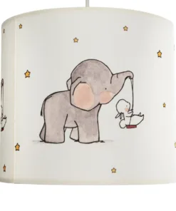 GLOBOSTAR® ELEPHANT 204-0020 Παιδικό Κρεμαστό Φωτιστικό Οροφής με Ντουί 1 x E27 AC 220-240V IP20 - Πολύχρωμο - Μ24 x Π24 x Υ23cm 18 204 0020 8