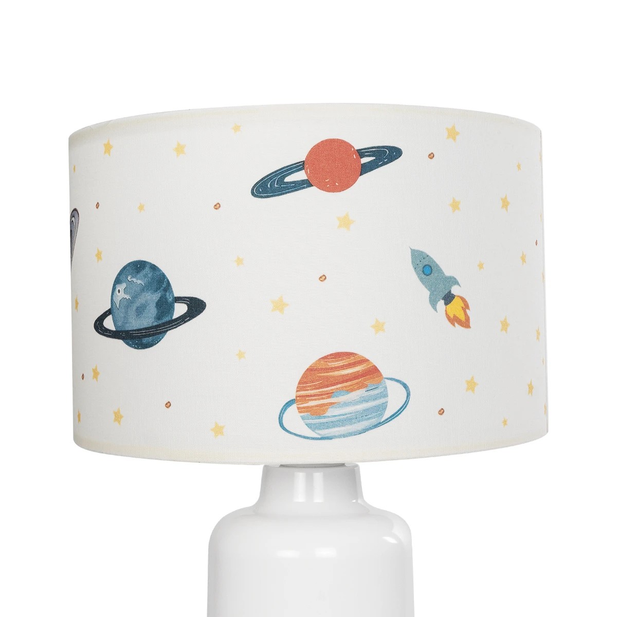 GloboStar® SATURN 204-0030 Παιδικό Eπιτραπέζιο Φωτιστικό Πορτατίφ Μονόφωτο 1 x E27 IP20 Πολύχρωμο Ύφασμα με Λευκό Πλαστικό - Μ24 x Π24 x Υ32cm 6 GloboStar® SATURN 204-0030 Παιδικό Eπιτραπέζιο Φωτιστικό Πορτατίφ Μονόφωτο 1 x E27 IP20 Πολύχρωμο Ύφασμα με Λευκό Πλαστικό - Μ24 x Π24 x Υ32cm - Image 5