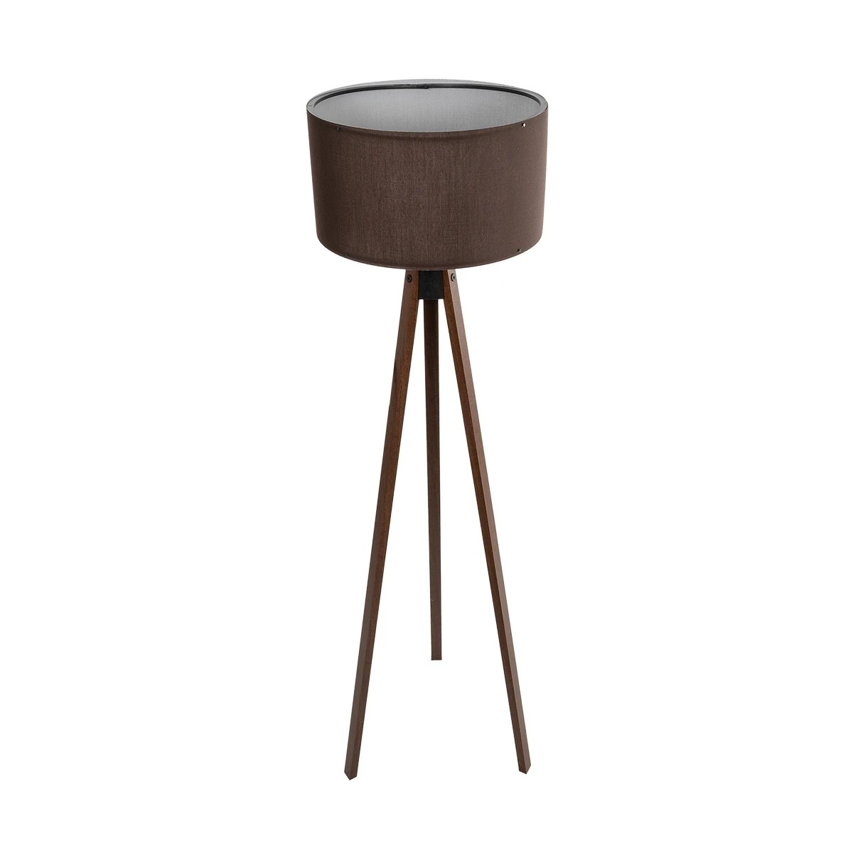 GloboStar® SAGA 204-0034 Μοντέρνο Eπιδαπέδιο Φωτιστικό Μονόφωτο 1 x E27 IP20 Καφέ Ξύλο με Καφέ Ύφασμα - Μ38 x Π38 x Υ140cm 4 GloboStar® SAGA 204-0034 Μοντέρνο Eπιδαπέδιο Φωτιστικό Μονόφωτο 1 x E27 IP20 Καφέ Ξύλο με Καφέ Ύφασμα - Μ38 x Π38 x Υ140cm - Image 3