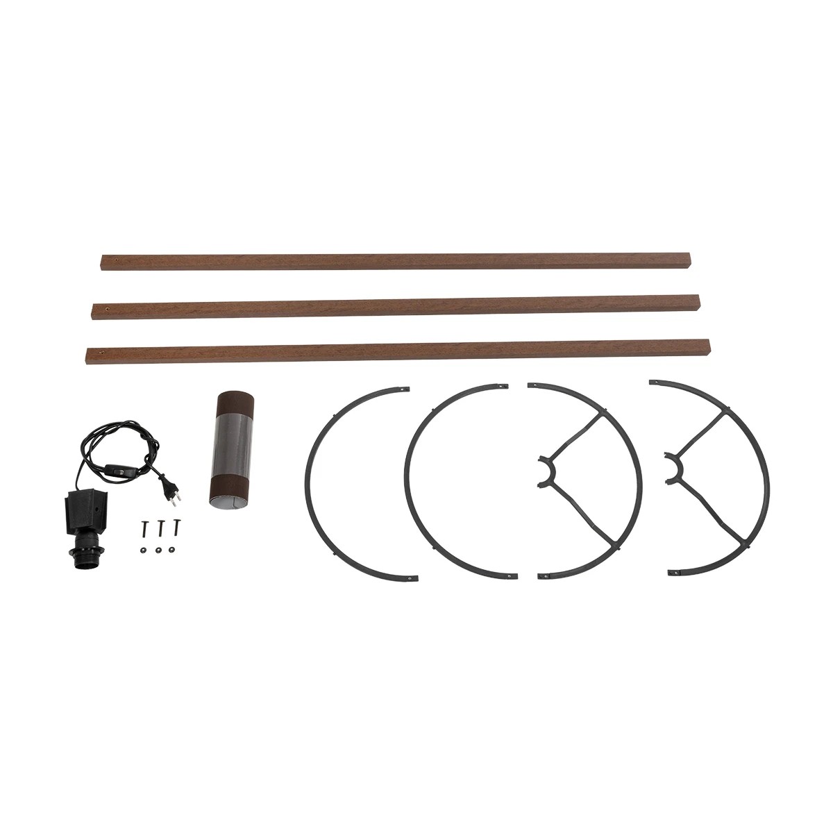 GloboStar® SAGA 204-0034 Μοντέρνο Eπιδαπέδιο Φωτιστικό Μονόφωτο 1 x E27 IP20 Καφέ Ξύλο με Καφέ Ύφασμα - Μ38 x Π38 x Υ140cm 8 GloboStar® SAGA 204-0034 Μοντέρνο Eπιδαπέδιο Φωτιστικό Μονόφωτο 1 x E27 IP20 Καφέ Ξύλο με Καφέ Ύφασμα - Μ38 x Π38 x Υ140cm - Image 7