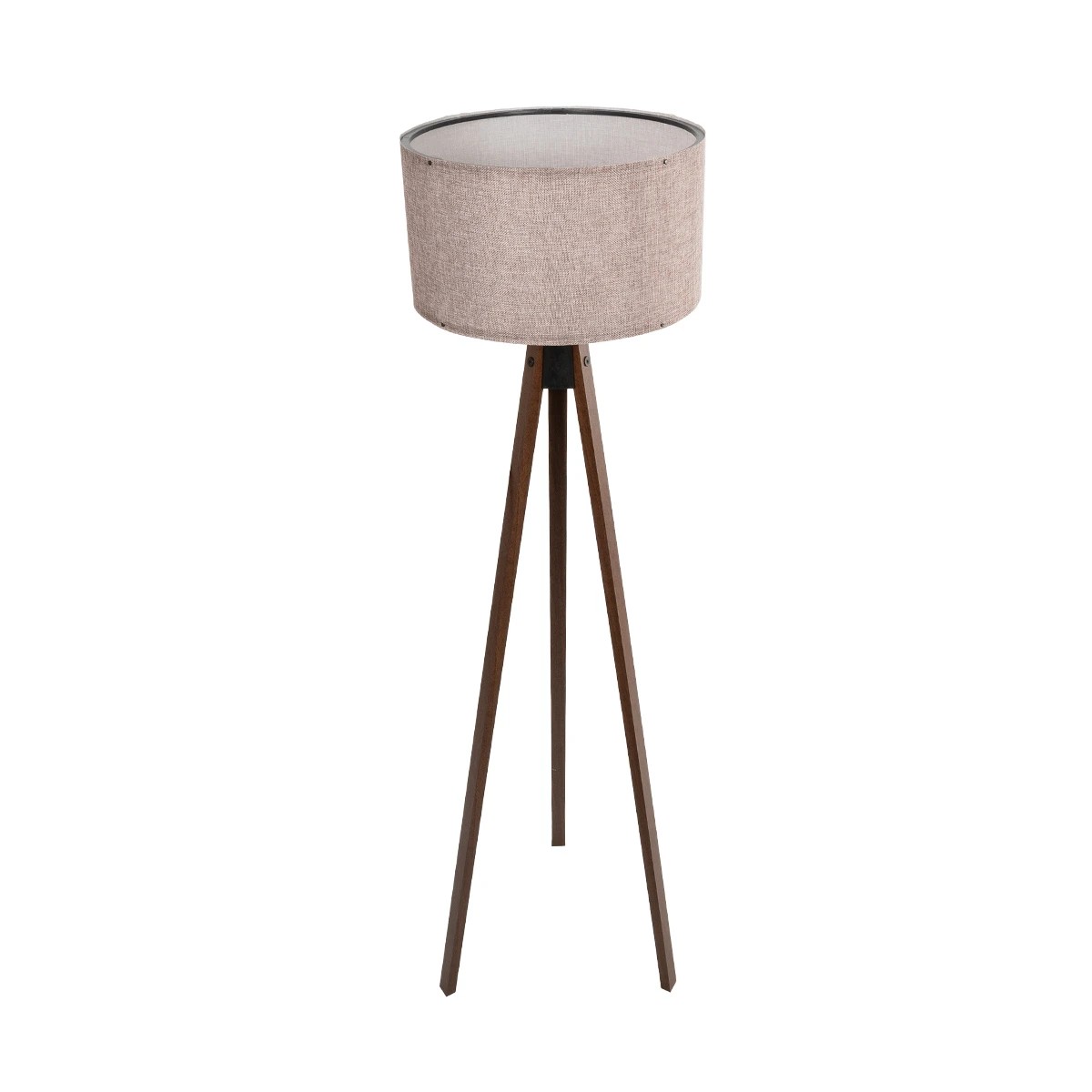 GloboStar® SAGA 204-0049 Μοντέρνο Eπιδαπέδιο Φωτιστικό Μονόφωτο 1 x E27 IP20 Καφέ Ξύλο με Ροζ Ύφασμα - Μ38 x Π38 x Υ140cm 4 GloboStar® SAGA 204-0049 Μοντέρνο Eπιδαπέδιο Φωτιστικό Μονόφωτο 1 x E27 IP20 Καφέ Ξύλο με Ροζ Ύφασμα - Μ38 x Π38 x Υ140cm - Image 3