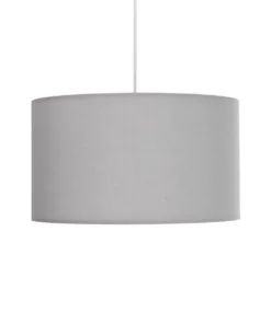 GLOBOSTAR® LOFTY 204-0093 Μοντέρνο Κρεμαστό Φωτιστικό Οροφής με Ντουί 1 x E27 AC 220-240V IP20 - Γκρι - Μ38 x Π38 x Υ26cm 13 204 0093 4