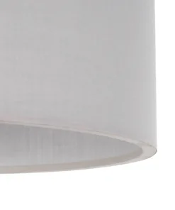 GLOBOSTAR® LOFTY 204-0093 Μοντέρνο Κρεμαστό Φωτιστικό Οροφής με Ντουί 1 x E27 AC 220-240V IP20 - Γκρι - Μ38 x Π38 x Υ26cm 16 204 0093 7