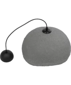 GLOBOSTAR® STONE 204-0122 Μοντέρνο Κρεμαστό Φωτιστικό Οροφής με Ντουί 1 x E27 AC 220-240V IP20 - Γκρι - Μ35 x Π31 x Υ26cm 20 204 0122 10