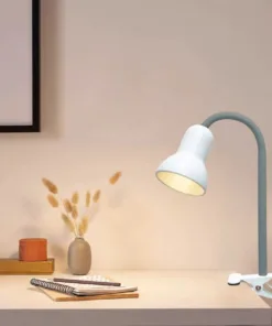 GloboStar® TAVOLO 204-0152 Παιδικό Eπιτραπέζιο Φωτιστικό Μονόφωτο 1 x E14 IP20 Πράσινο & Λευκό - Μ11 x Π9 x Υ35cm 8 204 0152 4