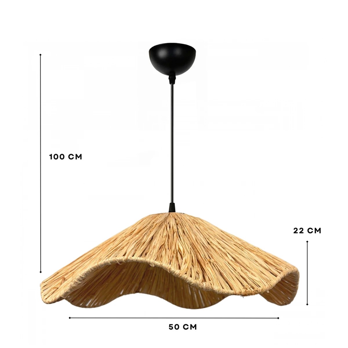 GLOBOSTAR® PAJERO 204-0177 Boho Κρεμαστό Φωτιστικό Οροφής Μονόφωτο 1 x E27 AC 220-240V IP20 Μπεζ - Μ50 x Π50 x Υ22cm 2 GloboStar® GLOBOSTAR® PAJERO 204-0177 Boho Κρεμαστό Φωτιστικό Οροφής Μονόφωτο 1 x E27 AC 220-240V IP20 Μπεζ - Μ50 x Π50 x Υ22cm