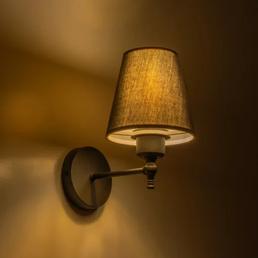 GloboStar® GloboStar® ELEGANTE 204-0185 Μοντέρνο Φωτιστικό Τοίχου Απλίκα Μονόφωτο 1 x E27 AC 220-240V IP20 Μαύρο - Μ14 x Π14 x Υ26cm