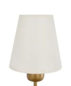 GloboStar® LING 204-0189 Μοντέρνο Φωτιστικό Τοίχου Απλίκα Μονόφωτο 1 x E27 AC 220-240V IP20 Μπεζ & Μαύρο - Μ13 x Π13 x Υ50cm 11 204 0189 5