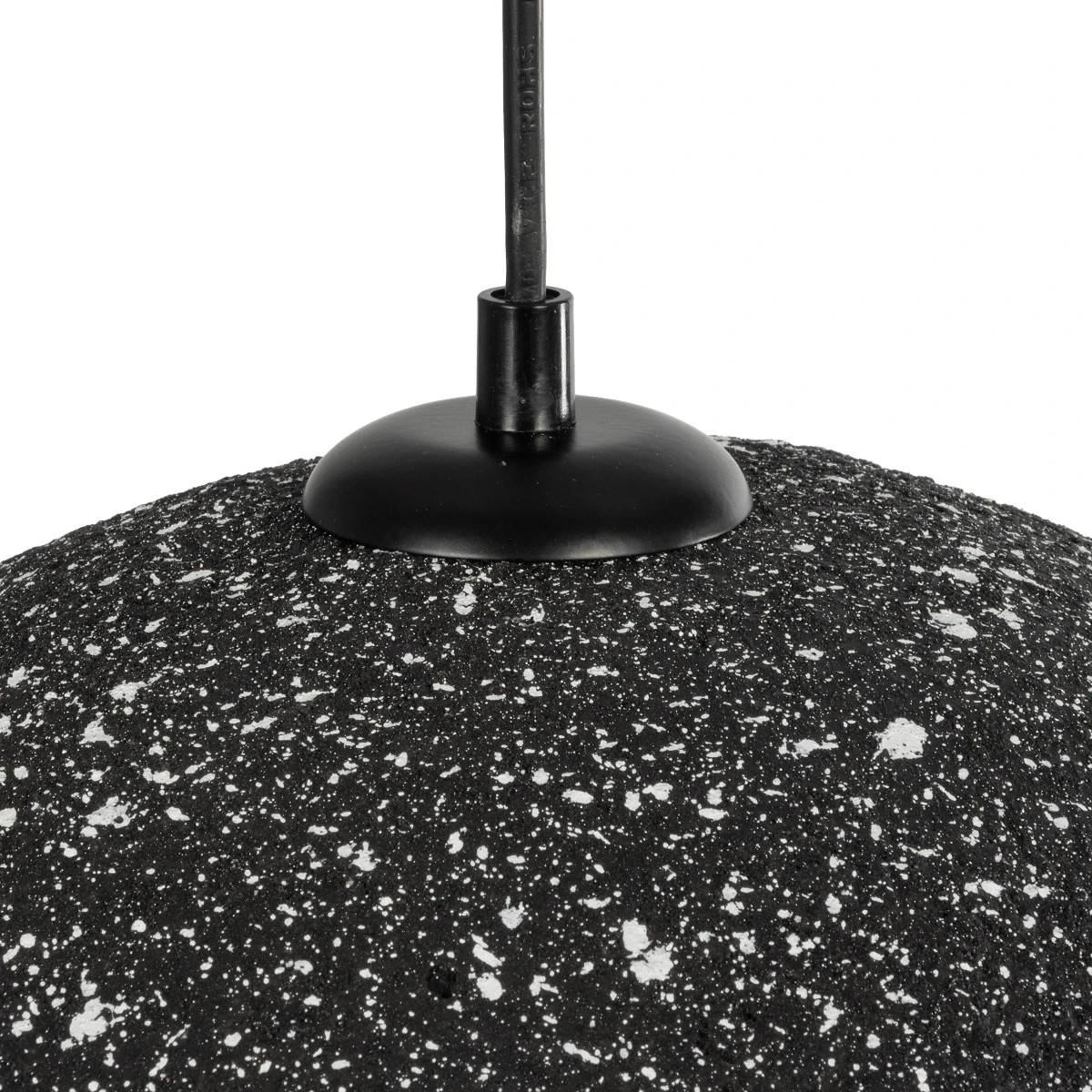 GloboStar® STONE 204-0194 Μοντέρνο Κρεμαστό Φωτιστικό Καμπάνα Μονόφωτο 1 x E27 IP20 Μαύρο Με Λευκό Πολυστερίνη με Ρητίνη - Μ35 x Π31 x Υ26cm 9 GloboStar® STONE 204-0194 Μοντέρνο Κρεμαστό Φωτιστικό Καμπάνα Μονόφωτο 1 x E27 IP20 Μαύρο Με Λευκό Πολυστερίνη με Ρητίνη - Μ35 x Π31 x Υ26cm - Image 8