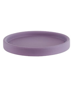 GloboStar® Artificial Garden BOGOTA 20500 Διακοσμητικό Κεραμικό Κασπώ Γλάστρα - Flower Pot Μωβ Φ14 x Υ15cm 16 20500 6