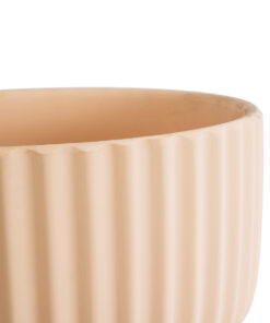 GloboStar® Artificial Garden OAXACA 20501 Διακοσμητικό Κεραμικό Κασπώ Γλάστρα - Flower Pot Σομόν Φ20 x Υ14.5cm 14 20501 5