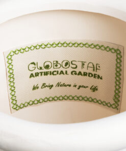 GloboStar® Artificial Garden YUKATAN 20513 Διακοσμητικό Κεραμικό Κασπώ Γλάστρα - Flower Pot Μπεζ Φ16 x Υ17.5cm 14 20513 6
