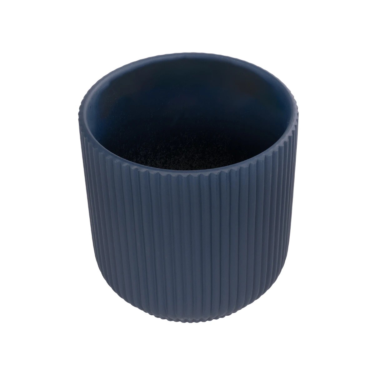 GloboStar® Artificial Garden ULUWATU 20520 Διακοσμητική Κεραμική Γλάστρα Μπλέ Π17 x M17 x Υ17 3 GloboStar® Artificial Garden ULUWATU 20520 Διακοσμητική Κεραμική Γλάστρα Μπλέ Π17 x M17 x Υ17 - Image 2