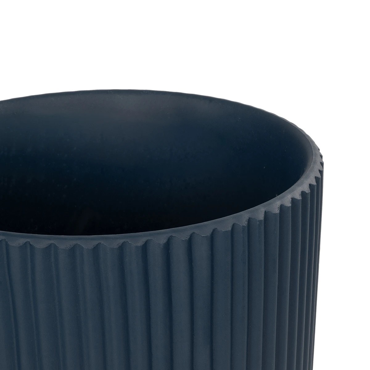 GloboStar® Artificial Garden ULUWATU 20520 Διακοσμητική Κεραμική Γλάστρα Μπλέ Π17 x M17 x Υ17 5 GloboStar® Artificial Garden ULUWATU 20520 Διακοσμητική Κεραμική Γλάστρα Μπλέ Π17 x M17 x Υ17 - Image 4