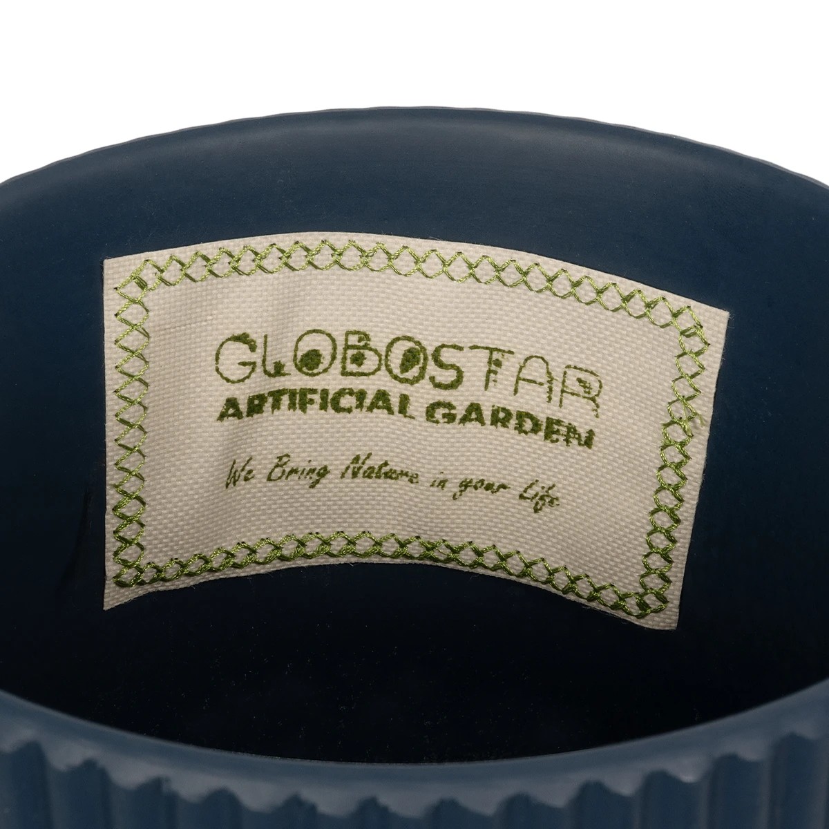 GloboStar® Artificial Garden ULUWATU 20520 Διακοσμητική Κεραμική Γλάστρα Μπλέ Π17 x M17 x Υ17 6 GloboStar® Artificial Garden ULUWATU 20520 Διακοσμητική Κεραμική Γλάστρα Μπλέ Π17 x M17 x Υ17 - Image 5