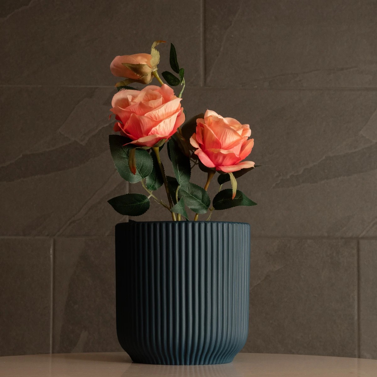 GloboStar® Artificial Garden ULUWATU 20520 Διακοσμητική Κεραμική Γλάστρα Μπλέ Π17 x M17 x Υ17 7 GloboStar® Artificial Garden ULUWATU 20520 Διακοσμητική Κεραμική Γλάστρα Μπλέ Π17 x M17 x Υ17 - Image 6