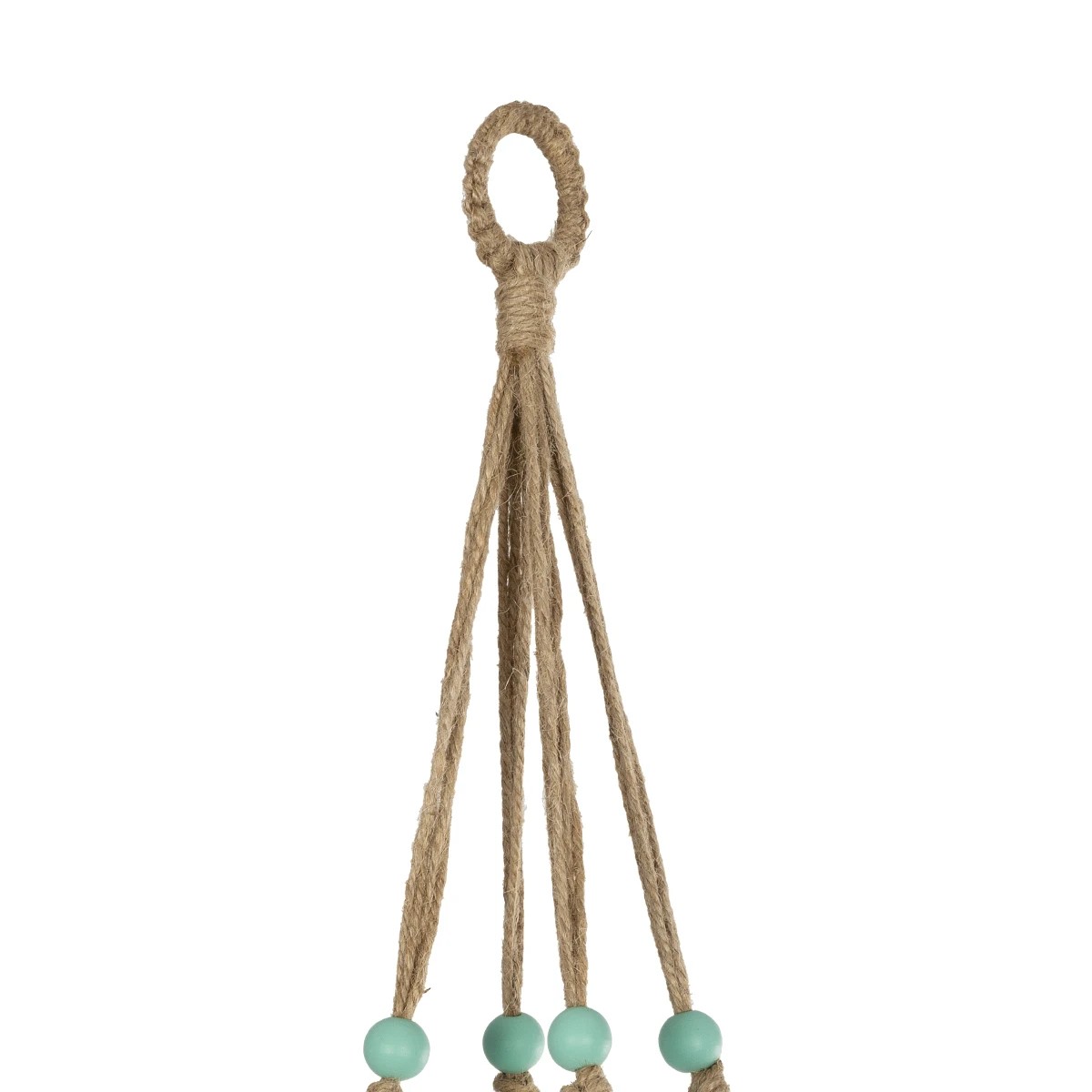 GloboStar® Artificial Garden PUEBLO 20532 Διακοσμητική Κεραμική Γλάστρα Λευκή με Μακραμέ Μ13 x Π13 x Υ12 cm 5 GloboStar® Artificial Garden PUEBLO 20532 Διακοσμητική Κεραμική Γλάστρα Λευκή με Μακραμέ Μ13 x Π13 x Υ12 cm - Image 4