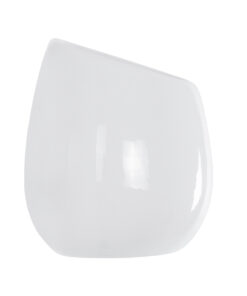 Alternative view of GloboStar® Artificial Garden GRENADA 20537 Διακοσμητική Κεραμική Γλάστρα Λευκή Φ12 x Υ13