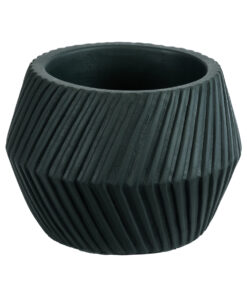 GloboStar® GloboStar® Artificial Garden BARBADOS 20538 Διακοσμητικό Κεραμικό Κασπώ Γλάστρα - Flower Pot Πράσινο Φ11 x Υ8.5cm