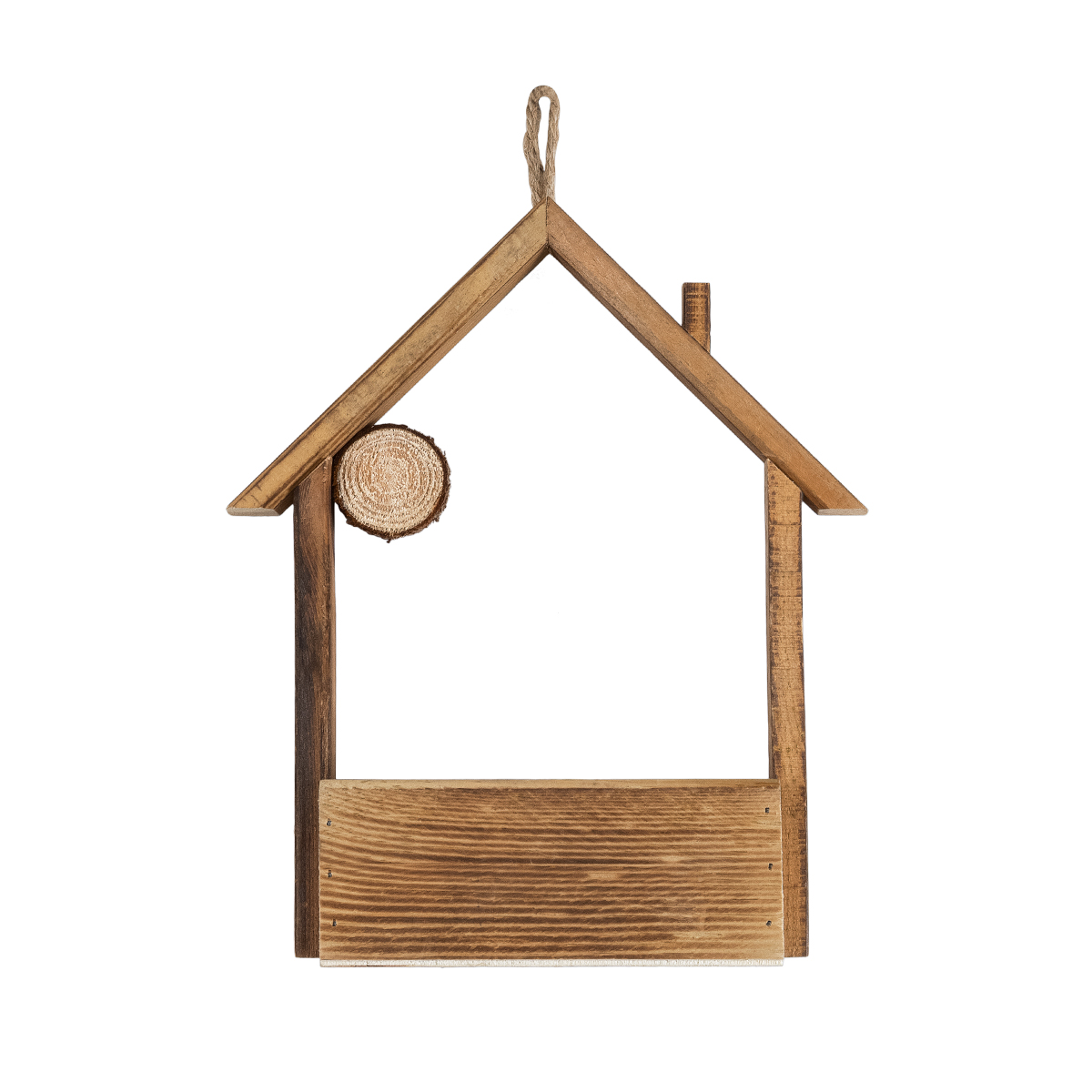 GloboStar® Artificial Garden ALSACE 20552 Κρεμαστό Διακοσμητικό Ξύλινο Κασπώ Γλάστρα - Flower Pot Καφέ Μ18 x Π7.5 x Υ27cm 5 GloboStar® Artificial Garden ALSACE 20552 Κρεμαστό Διακοσμητικό Ξύλινο Κασπώ Γλάστρα - Flower Pot Καφέ Μ18 x Π7.5 x Υ27cm - Image 3