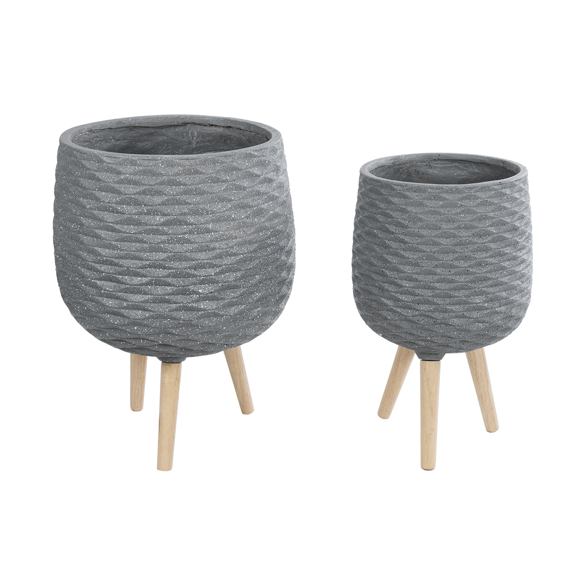 GloboStar® Artificial Garden LOUISIANA 20567 ΣΕΤ 2 Διακοσμητικά Πολυεστερικά Τσιμεντένιά Κασπώ Γλάστρες - Flower Pots Γκρι A:Φ36 x Υ54cm B:Φ32 x Υ49cm 3 GloboStar® GloboStar® Artificial Garden LOUISIANA 20567 ΣΕΤ 2 Διακοσμητικά Πολυεστερικά Τσιμεντένιά Κασπώ Γλάστρες - Flower Pots Γκρι A:Φ36 x Υ54cm B:Φ32 x Υ49cm