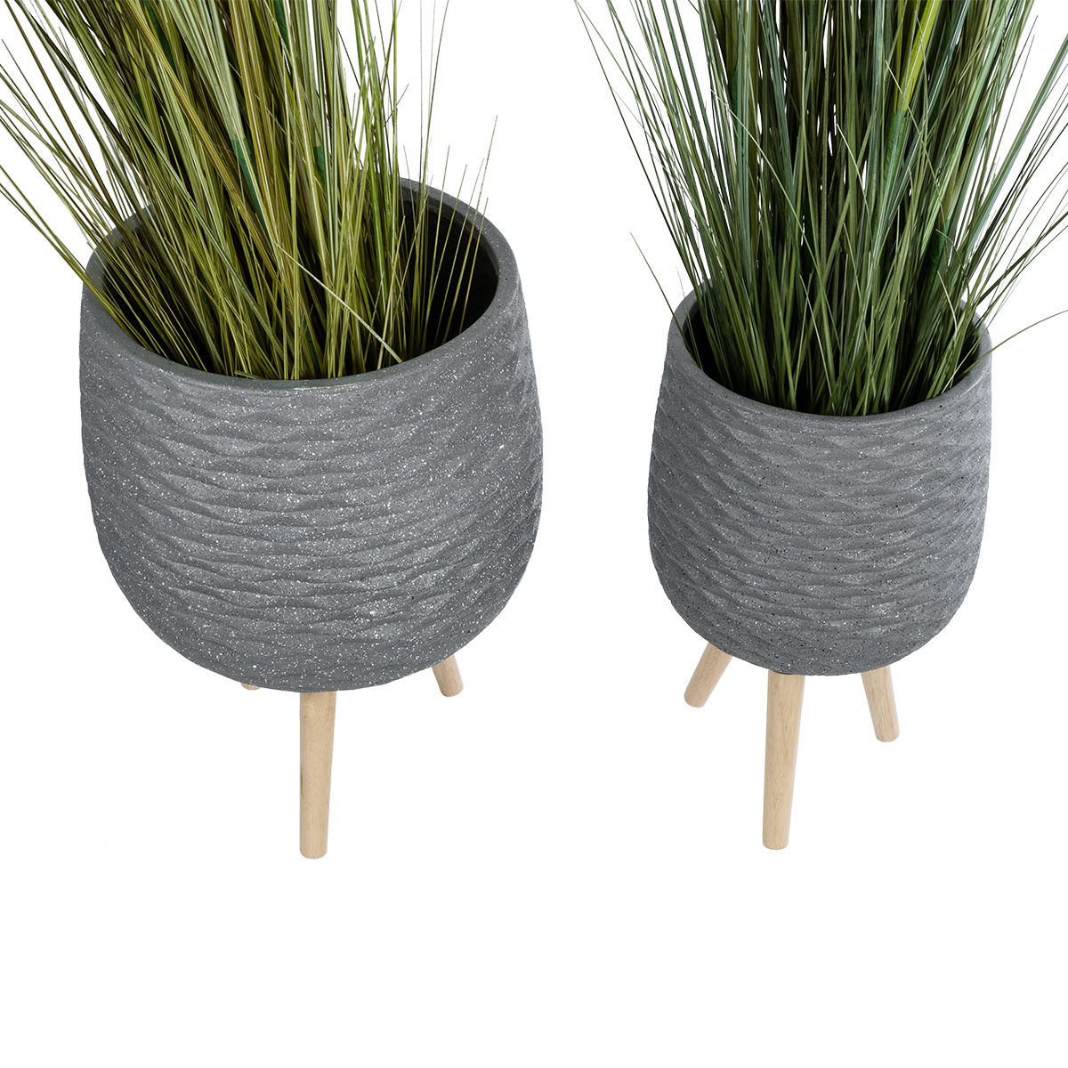 GloboStar® Artificial Garden LOUISIANA 20567 ΣΕΤ 2 Διακοσμητικά Πολυεστερικά Τσιμεντένιά Κασπώ Γλάστρες - Flower Pots Γκρι A:Φ36 x Υ54cm B:Φ32 x Υ49cm 5 GloboStar® Artificial Garden LOUISIANA 20567 ΣΕΤ 2 Διακοσμητικά Πολυεστερικά Τσιμεντένιά Κασπώ Γλάστρες - Flower Pots Γκρι A:Φ36 x Υ54cm B:Φ32 x Υ49cm - Image 3