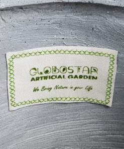 GloboStar® Artificial Garden LOUISIANA 20567 ΣΕΤ 2 Διακοσμητικά Πολυεστερικά Τσιμεντένιά Κασπώ Γλάστρες - Flower Pots Γκρι A:Φ36 x Υ54cm B:Φ32 x Υ49cm 19 20567 9