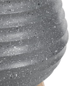 GloboStar® Artificial Garden MARYLAND 20568 ΣΕΤ 2 Διακοσμητικά Πολυεστερικά Τσιμεντένιά Κασπώ Γλάστρες - Flower Pots Γκρι A:Φ39 x Υ45cm B:Φ29 x Υ40cm 18 20568 8