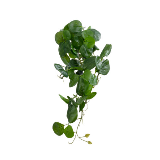 GloboStar® GloboStar® Artificial Garden HANGING PEPEROMIA 20599 Τεχνητό Διακοσμητικό Κρεμαστό Φυτό Πεπερόμια Μ30 x Π31 x Υ50cm