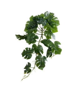 GloboStar® GloboStar® Artificial Garden HANGING MONSTERA 20600 - Τεχνητό Διακοσμητικό Κρεμαστό Φυτό Μονστέρα Μ28 x Π30 x Υ50cm